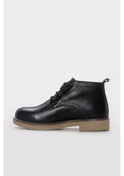 Hakiki Deri Kürklü Kadın Klasik Bot 257KZA2024 fiyatları