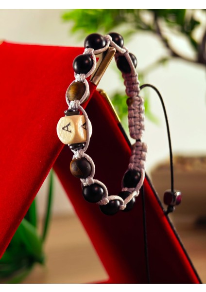 Makrome Doğaltaş El Yapımı Bileklik Doğal Taş Makrome Bileklik modelleri