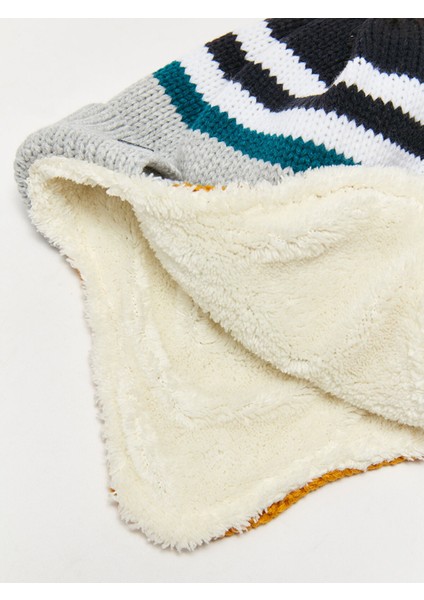 Yeni Sezon Renk Bloklu Ponponlu Erkek Çocuk Bere modelleri