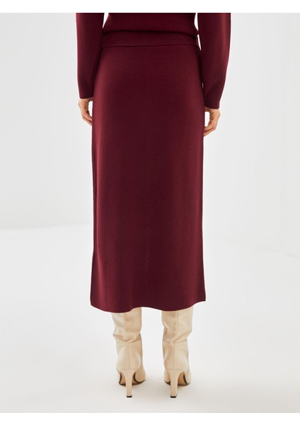 Yeni Sezon Beli Lastikli Dar Fit Kadın Triko Etek fırsatları