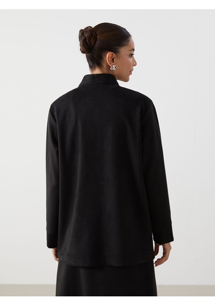 Yeni Sezon V Yaka Süet Kadın Ceket fırsatları