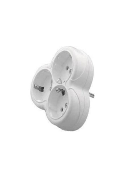 Papatya 3'lü Golyat Sıva Üstü Priz Beyaz fiyatları