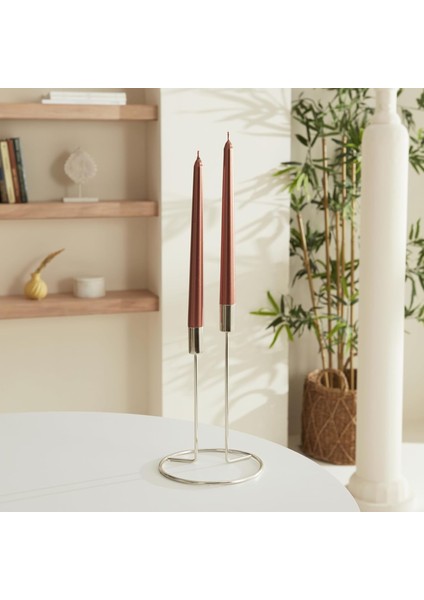 2'li Şamdan Mum 24 cm