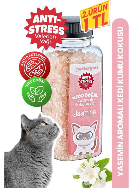 Kedi Kumu Koku Giderici %100 Doğal Aromalı Yasemin Çiçeği-Valerian Yağı Esanslı Anti Stress 300GR
