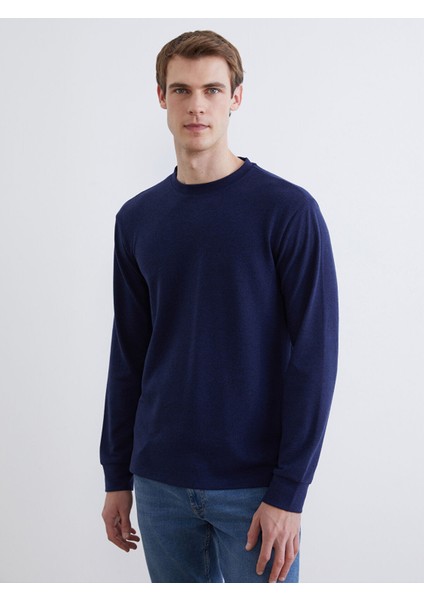 Yeni Sezon Bisiklet Yaka Erkek Sweatshirt