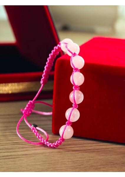 Makrome Bileklik El Yapımı Doğaltaş Makrome Örme Bileklik Akik Taşı, Lapis Taşı, Hematit Taşı