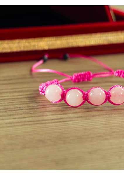 Makrome Bileklik El Yapımı Doğaltaş Makrome Örme Bileklik Akik Taşı, Lapis Taşı, Hematit Taşı