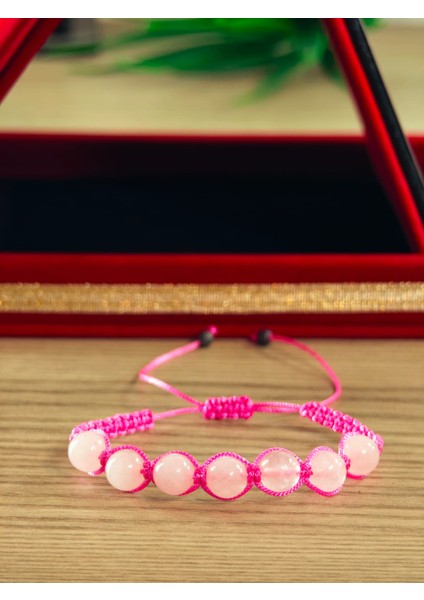 Makrome Bileklik El Yapımı Doğaltaş Makrome Örme Bileklik Akik Taşı, Lapis Taşı, Hematit Taşı