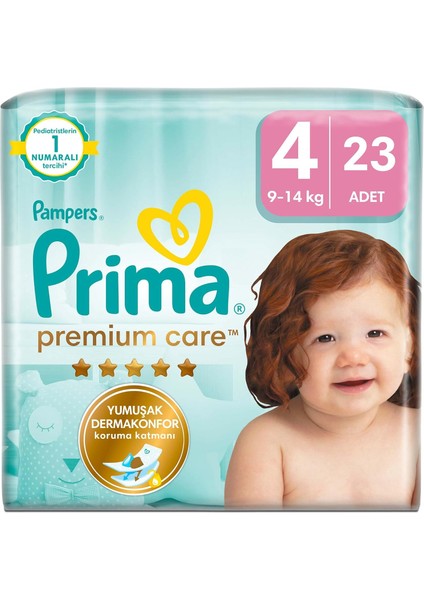 Prima Bebek Bezi Premium Care 4 Numara 23 Adet fiyatları