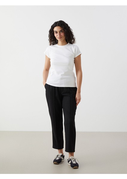 Yeni Sezon Beli Lastikli Kadın Pantolon