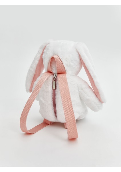 Yeni Sezon Tavşan Figürlü Kız Çocuk Pelüş Sırt Çantası fırsatları