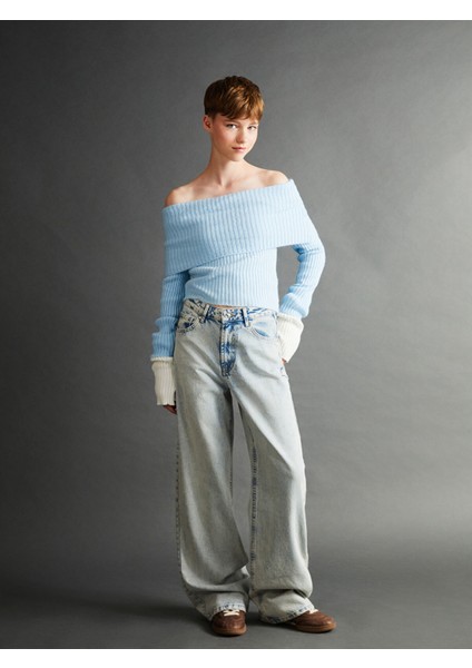 Yeni Sezon Wideleg Kadın Jean Pantolon