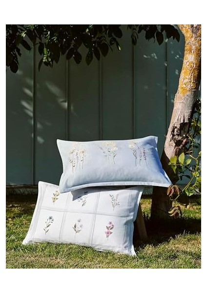 Lillian Organik Çift Kişilik Nevresim Takımı Mavi modelleri