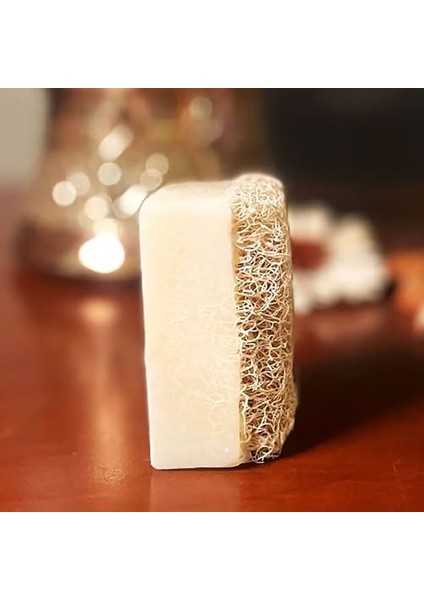 Organicsun Doğal Kabak Lifli Pirinç Sabunu 120 gr x 3 Adet Tüm Cilt Tipleri Için Beyazlatma Etkili E ve B Vitaminli modelleri