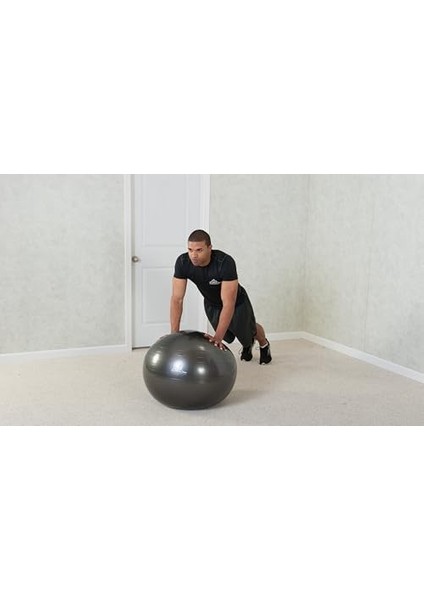 Black Mountain Products Professional Grade Stability 1000LBS Anti-Burst 2000LBS Statik Ağırlık Rated 55 cm Gym Ball modelleri