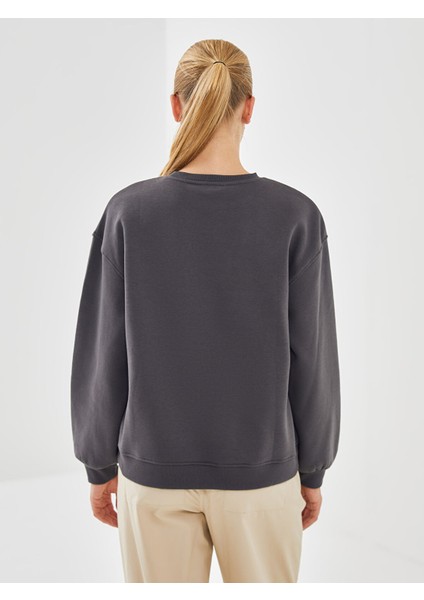 Yeni Sezon Baskılı Oversize Kadın Kalın Sweatshirt fırsatları