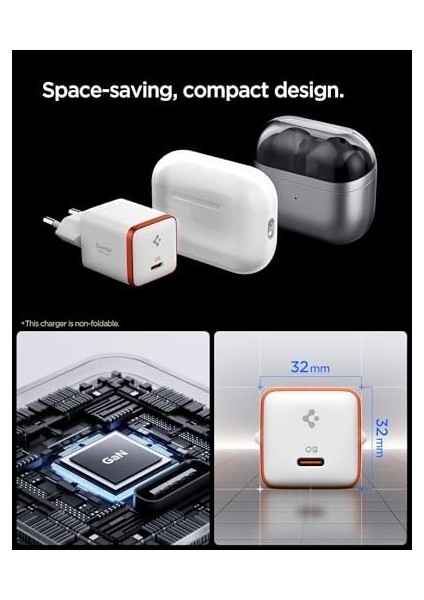 30W Usb-C Ultra Mini Hızlı Şarj Aleti Pps Desteği/ısı Düşürücü Gan Destekli Akım Korumalı Güç Adaptörü,, Ipad, MacBook Type-C - ACH08449 fiyatları