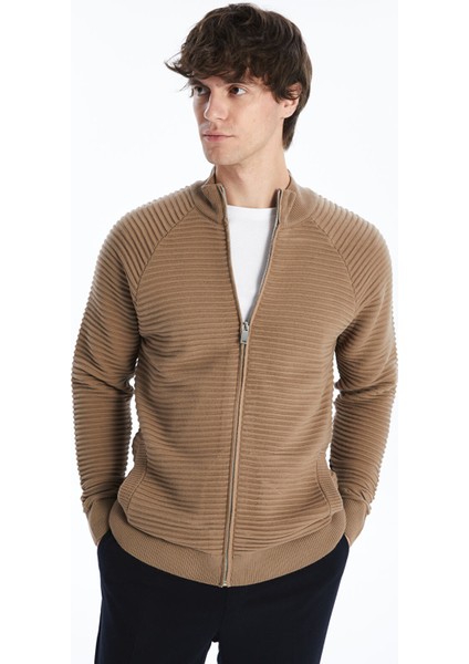 Yeni Sezon Standart Kalıp Dik Yaka Erkek Triko Hırka fiyatları