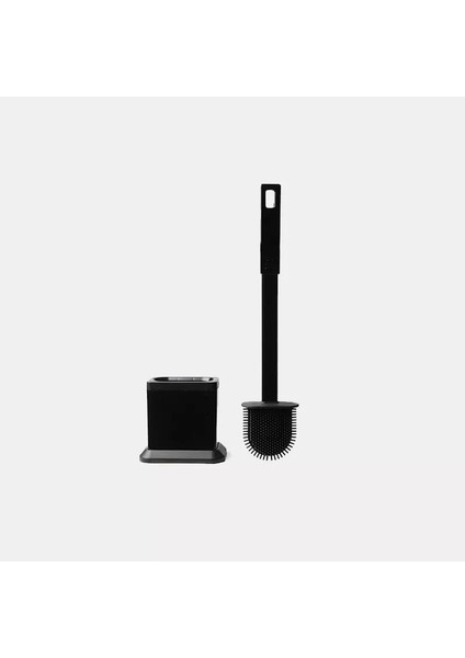 Kare Slikon Klozet Fırçası Siyah (NV2024)