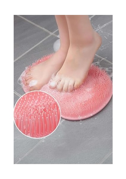 Vantuzlu Banyo Sırt Fırçası ve Masaj Matı
