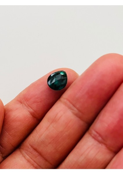 Zümrüt Yeşili Oya, Abiye, Takı, Örgü El Işleme Plastik Gözyaşı Damla Boncuk. 25GR. Tahmini 195 Adet.