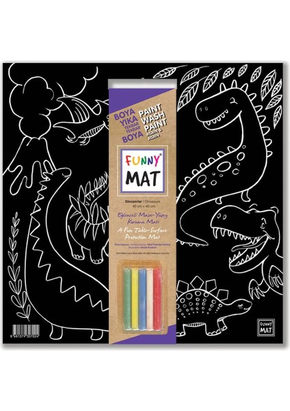 Çocuk Mat (Tebeşirli) Dinazorlar