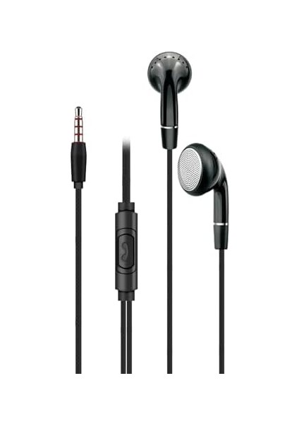 K105 130 cm Klasik Çivi Efsane Düz Model Dahili Mikrofonlu Kablolu Hifi Hd Ses Kablolu Kulaklık (Siyah) modelleri