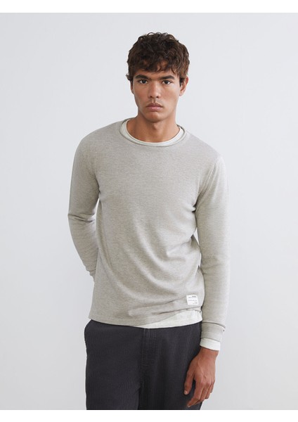 Yeni Sezon Bisiklet Yaka Erkek Triko Kazak