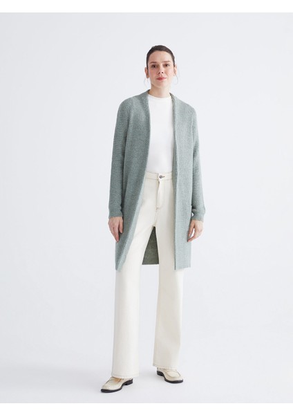 Yeni Sezon Şal Yaka Kadın Triko Hırka