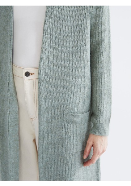 Yeni Sezon Şal Yaka Kadın Triko Hırka modelleri