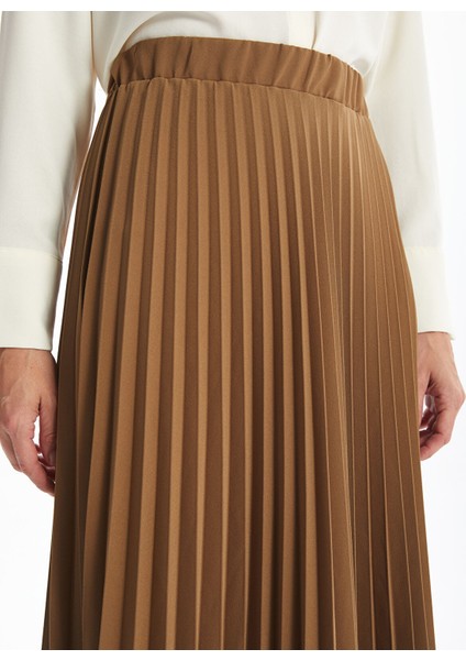 Yeni Sezon Beli Lastikli Kadın Pileli Etek modelleri