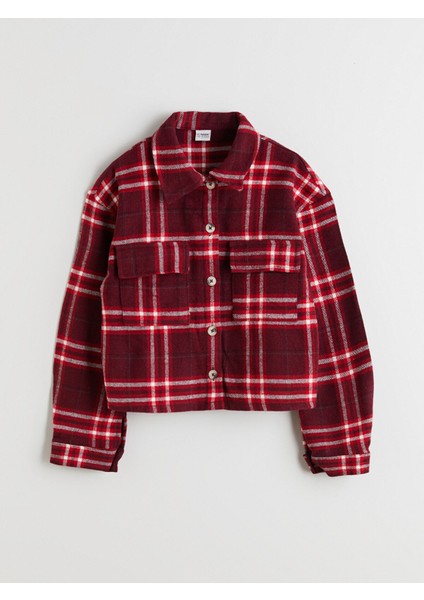 Yeni Sezon Ekose Kız Çocuk Gömlek