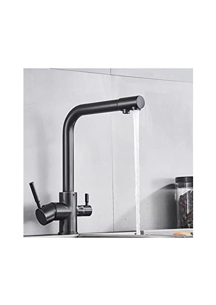 3 Yollu Arıtma Bataryası Siyah Arıtma Çıkışlı Mutfak Eviye Soğuk Mix fiyatları
