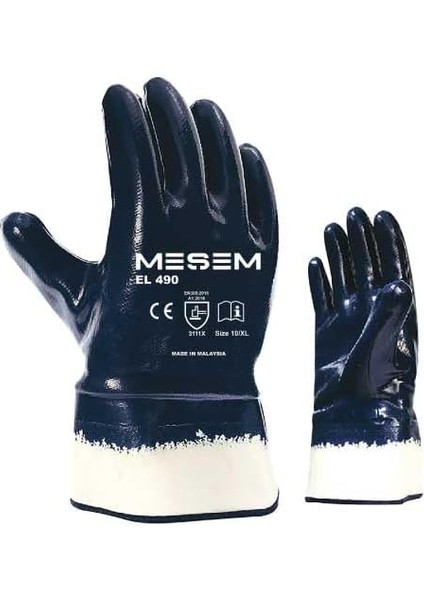 Petrolcü Iş Eldiveni, Xl/10 Beden, 6 Çift, Model EL490