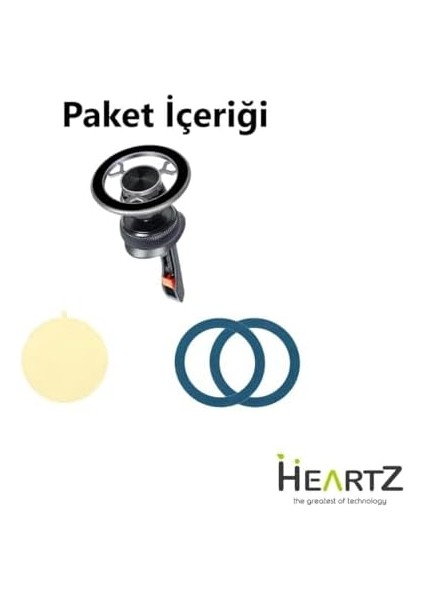 Havalandırma Kancalı Araç Telefon Tutucusu (Magsafe Ile Uyumlu Magnetic Kancalı Araç Telefon Tutucu 041) modelleri