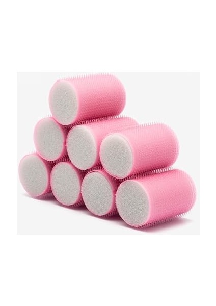 Croc 1207 Cırtlı Sünger Bigudi Pembe 8li Çap 4cm modelleri