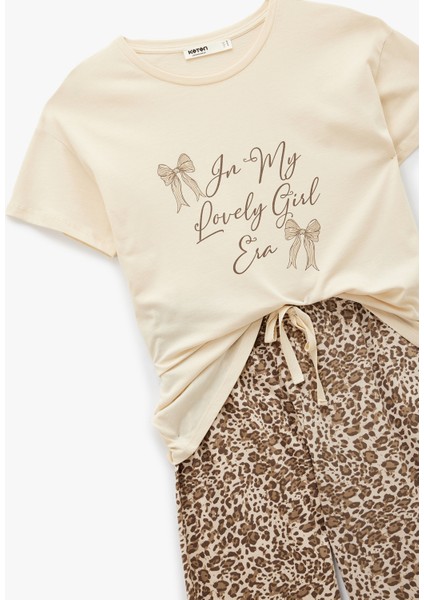 Rahat Kalıp Pamuklu Örme Pijama Takımı modelleri