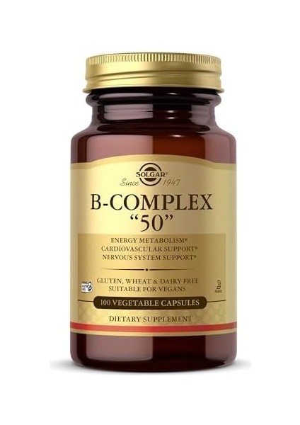 Solgar Vitamin B-Complex 50 100 Tablet modelleri
