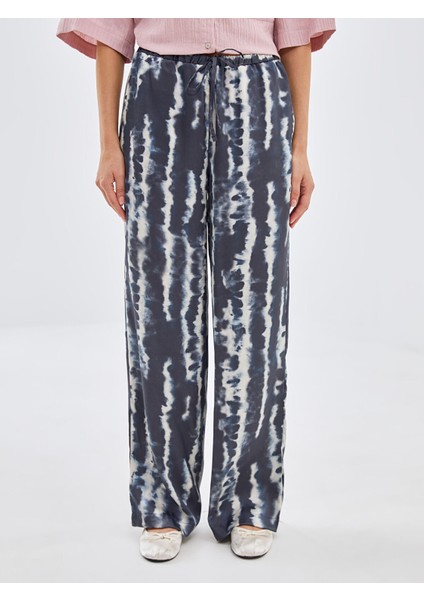 Yeni Sezon Beli Lastikli Desenli Kadın Pantolon fiyatları