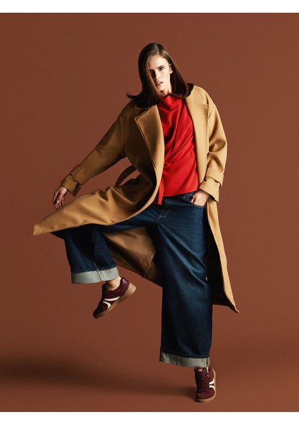 Yeni Sezon Wideleg Kadın Jean Pantolon