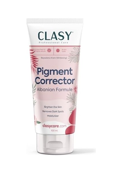 Clasycare Pigment Düzeltici – Yüzdeki Lekeler Için Krem | Cilt Tonu Eşitleyici & Aydınlatıcı Krem | Koyu Halkalar ve Kızarıklıklar Için Renk Düzeltici – 100 ml modelleri