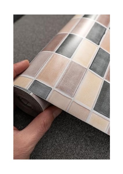 Desenli Kendiliginden Yapışkanlı Kaplama Folyosu 90 cm x 1 mt ECCE9027