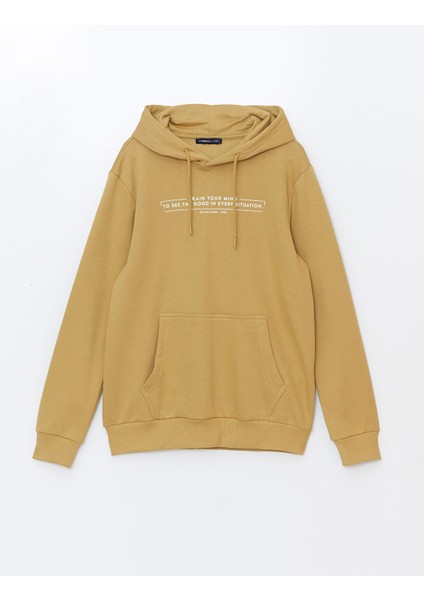 Yeni Sezon Uzun Kollu Baskılı Erkek Kalın Hoodie indirimleri
