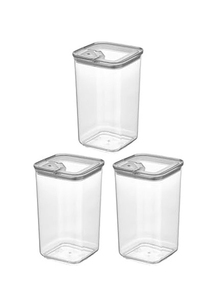 Pratik Kapak Saklama Kabı 3 x 1,2 L, Çok Renkli fiyatları