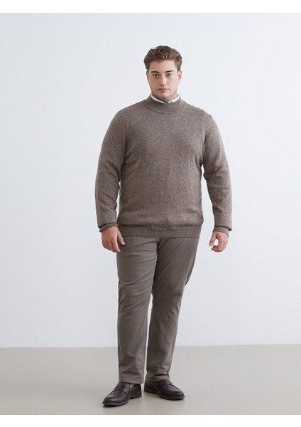 Yeni Sezon Büyük Beden Yarım Balıkçı Yaka Erkek Triko Kazak fiyatları