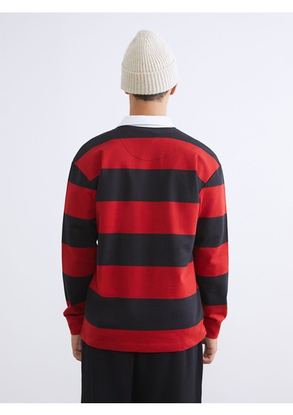 Yeni Sezon Polo Yaka Harvard Baskılı Erkek Sweatshirt fırsatları