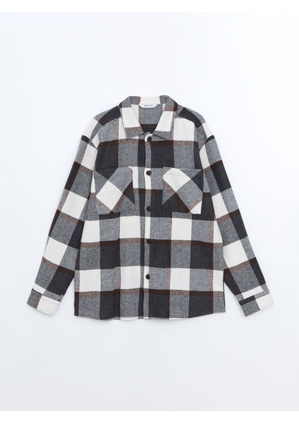 Yeni Sezon Regular Fit Uzun Kollu Ekose Erkek Gömlek Ceket indirimleri