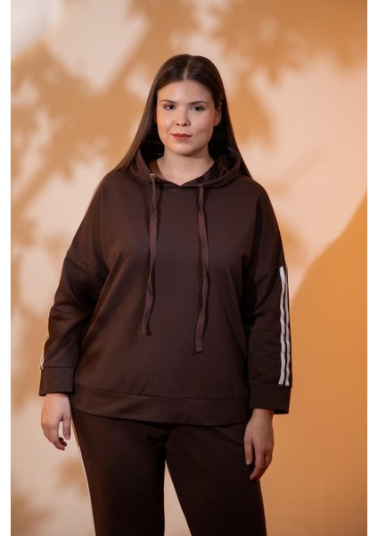 Büyük Beden Kapüşonlu 2 Iplik Eşofman Takım indirimleri