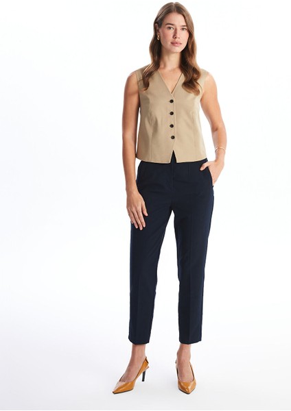 Yeni Sezon V Yaka Kadın Klasik Yelek fiyatları