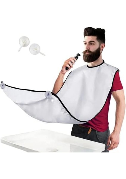 Easyso Max Erkek Sakal Önlüğü, En Iyi Hediye, Tıraş Örtüsü, Lavabo Için Sakal Tıraş Önlüğü, Pratik Sakal Düzeltme Önlüğü, Berber Pelerini, Sakal Silindiri Büyük Boy/vantuzlu/- Beyaz fiyatları